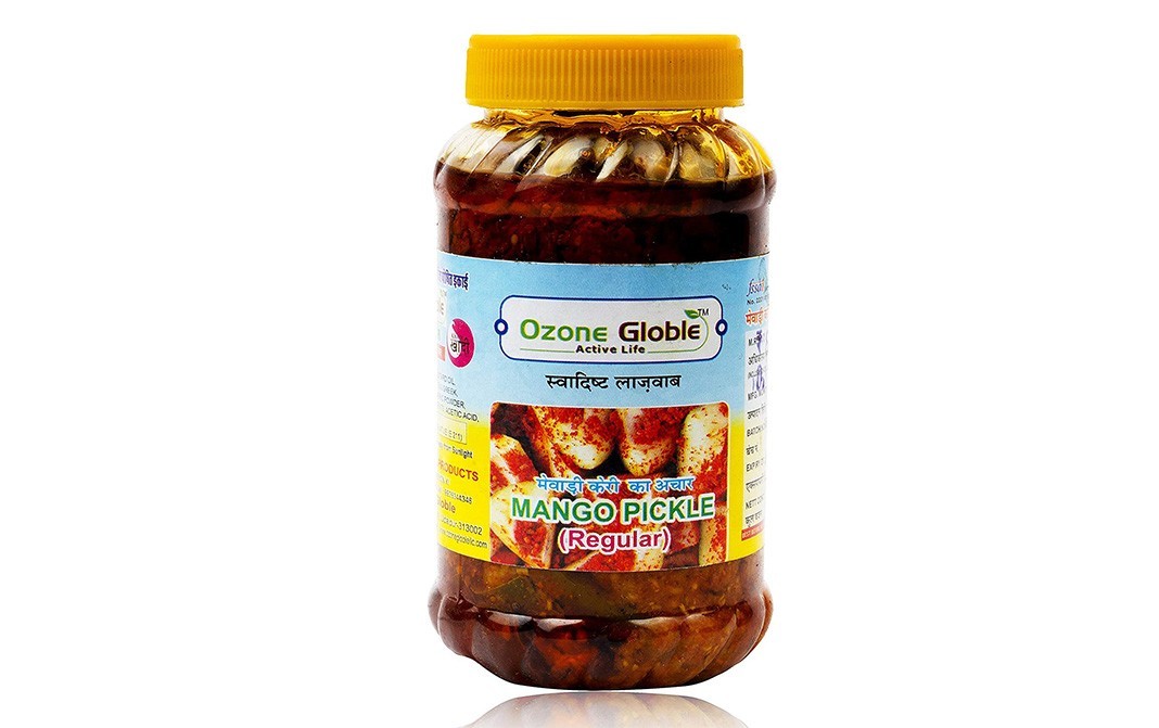 Ozone Globle Mango Pickle (Regular)    Plastic Jar  800 grams
